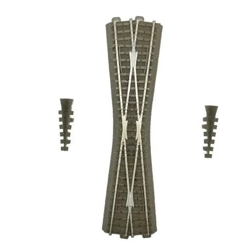 [MA24740] Croisement long 12,1° Marklin 24740 - 236,1 mm - HO : 1/87 - Code 83 - Voie C - 3R