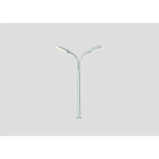 [MA72801] Réverbère en col de cygne double 100mm