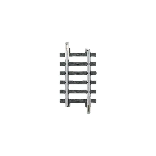 [MA2202] Rail droit non ballasté - Marklin 2202 - HO 1/87 - Code 83 - Voie K - Longueur 45 mm - 3R
