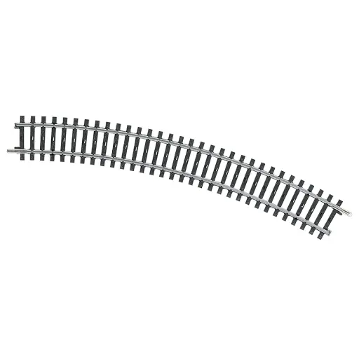 [MA2231] Rail courbe non ballasté - Marklin 2231 - HO 1/87 - Code 83 - Voie K - Angle 30° - Rayon 424,6 mm - 3R