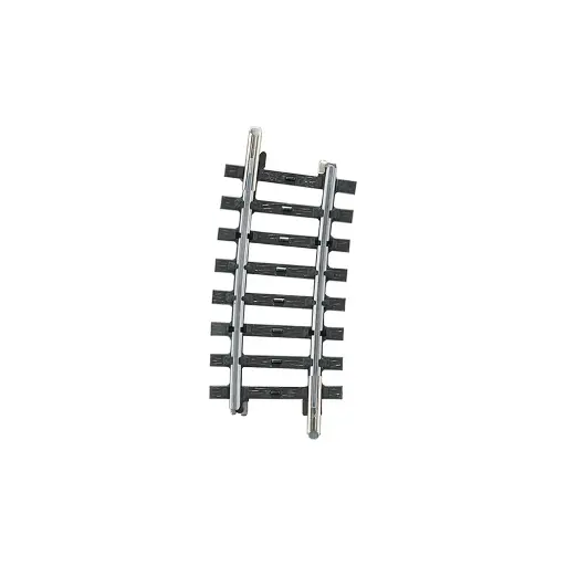 [MA2234] Rail courbe non ballasté - Marklin 2234 - HO 1/87 - Code 83 - Voie K - Angle 7,5° - Rayon 424,6mm - 3R