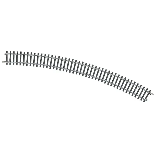 [MA2251] Rail courbe non ballasté - Marklin 2251 - HO - Code 83 - Voie K - 3R  - Rayon 618.5 mm