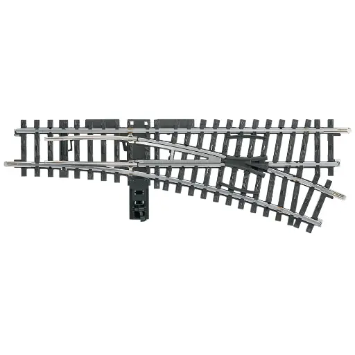 [MA2266] Aiguillage manuel à droite non ballasté - Marklin 2266 - HO 1/87 - Code 83 - Voie K - 3R - Longueur 168.9 mm