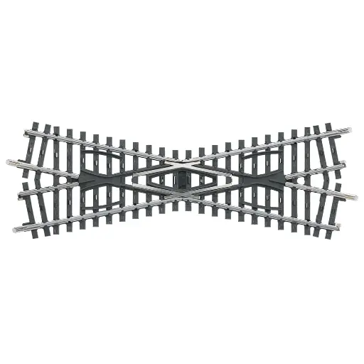 [MA2259] Croisement non ballasté - Marklin 2259 - HO 1/87 - Code 83 - Voie K - 3R - Longueur 168.9 mm
