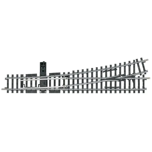 [MA22715] Aiguillage à gauche non ballasté - Marklin 22715 - HO 1/87 - Code 83 - Voie K - 3R