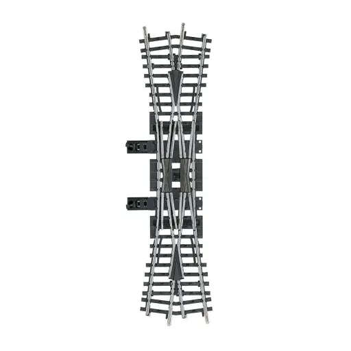 [MA2275] Traversée de jonction double non ballastée - Marklin 2275 - HO 1/87 - Code 83 - Voie K - 3R