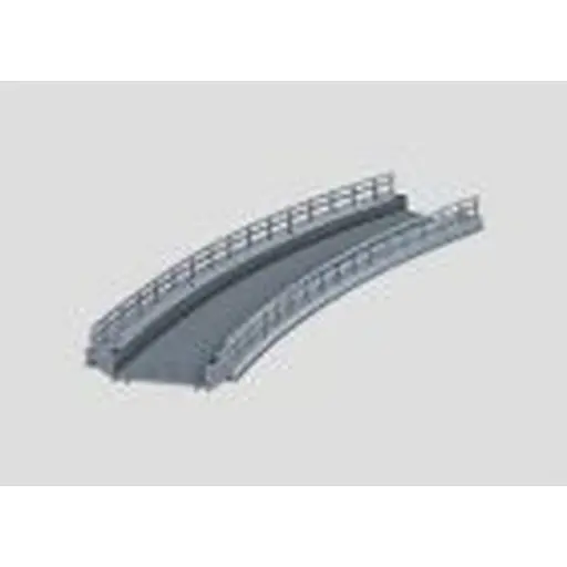 [MA74623] Elément de Rampe Courbe - Rayon R2 - Voie C - Largeur 64MM - MARKLIN 74623 - HO : 1/87 - 3R
