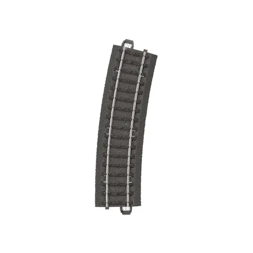 [MA24315] Rail courbe ballasté - Marklin 24315 - HO 1/87 - Code 83 - Voie C - Angle 15° - Rayon R3 = 515mm - 3R