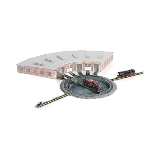 [MA89983] Pont tournant motorisé à 8 voies - MÄRKLIN 89983 - Z 1/220