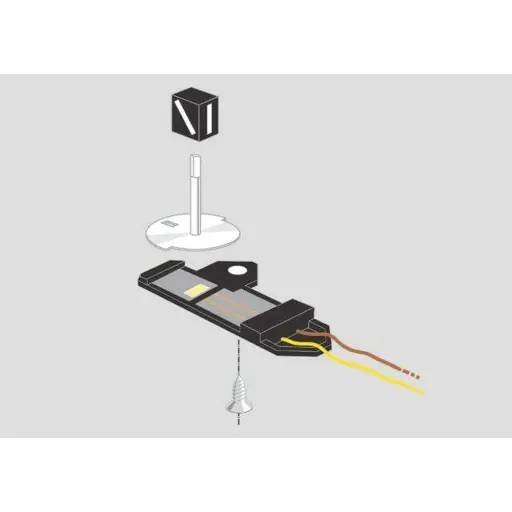 [MA74471] Set de lanternes d'aiguilles blanc chaud