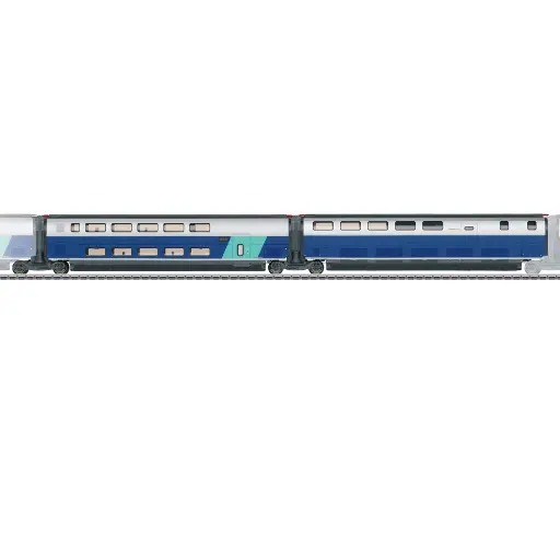 [MA43443] Set 2 voitures pour TGV Euroduplex Märklin 43443 - SNCF - HO : 1/87 - EP VI