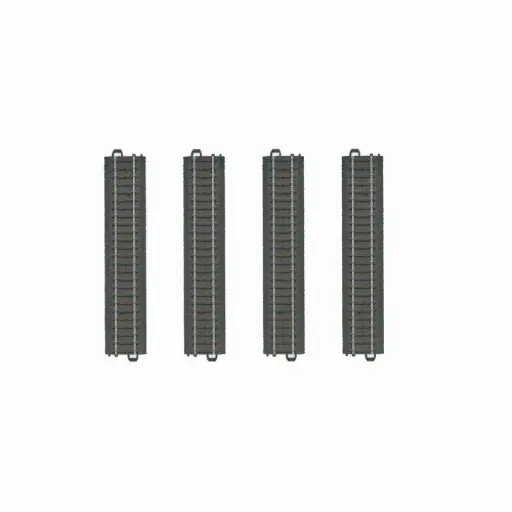 [MA20188] Coffret de 4 rails droits ballastés 188,3 mm code 83 voie C - Märklin 20188 - HO 1/87 - 3R