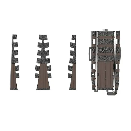 [MA74871] Extensions Marklin 74871 pour pont tournant Marklin 74861 - HO : 1/87
