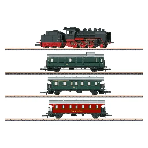 [MA81874] Set départ "Trains voyageurs-musée" Marklin 81874 - Z : 1/220 - Privat - EP III / V