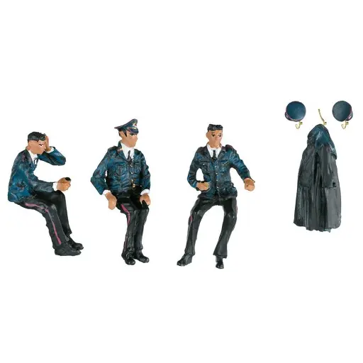 [MA56407] Set de 3 personnages "Cheminots" Marklin 56407 - I : 1/32 - EP III / IV