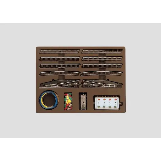 [MA8191] Coffret d'extension E avec aiguillages électromagnétiques MARKLIN 8191 - Z 1/220