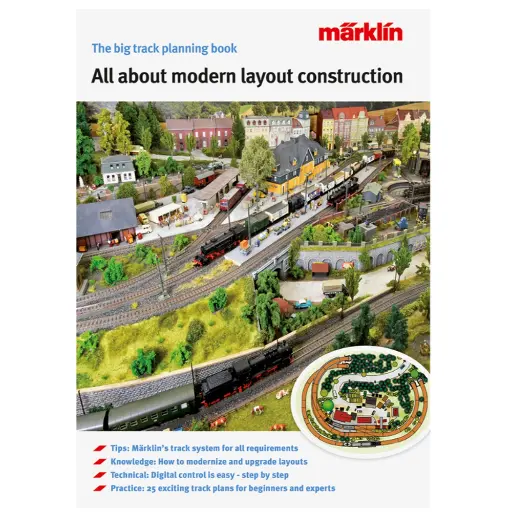 [MA3061] Livre de Réseaux ferroviaire et plans de voies - Anglais MARKLIN 3061