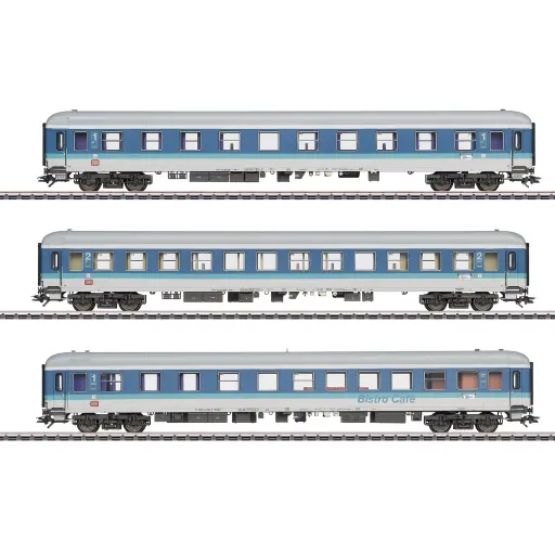 [MA43900] Coffret de voitures voyageurs InterRegio - Marklin 43900 - DB - Echelle HO 1/87ème - EP. V - 3R