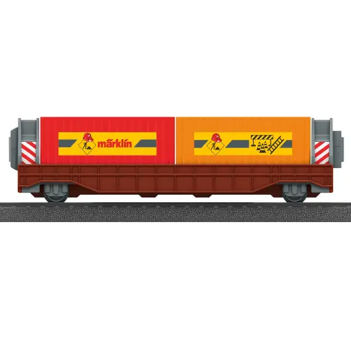 [MA44122] Wagon porte-conteneurs - Märklin my world 44122 - HO 1/87