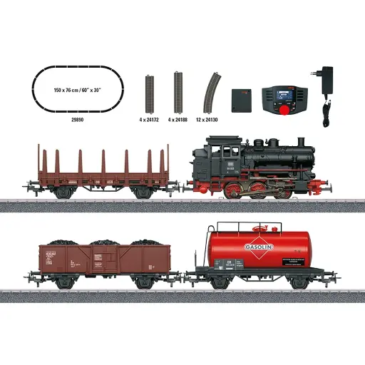 [MA29890] Coffret de départ numérique Train marchandises avec BR 89.0 - Märklin 29890 - HO 1/87 - DB - Ep III - Digital - 3R