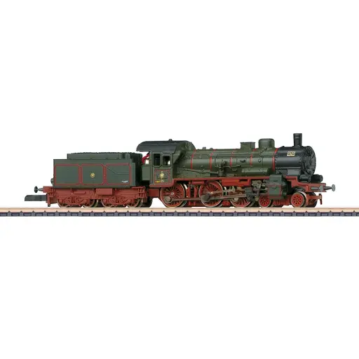 [MA88995] Locomotive à vapeur type P8 avec tender - Märklin 88995 - Z 1/220 - KPEV - Ep I - Analogique - 2R