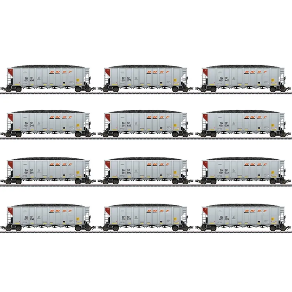 Coffret Hopper Car BNSF - MARKLIN 45666 - HO 1/87 - EP VI - 3R