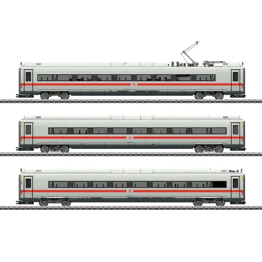 [MA43726] Coffret de 3 voitures voyageurs de complément pour l'ICE 4 - Märklin 43726 - HO 1/87 - DB - Ep VI - 3R