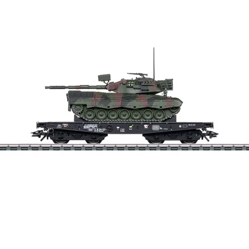 [MA48877] Wagon plat Rlmmps - Märklin 48877 - HO 1/87 - DB - EP IV - 3R