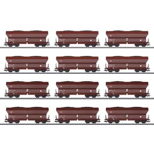 [MA46670] Set de 12 wagons à déchargement automatique Falns 182 - Märklin 46670 - HO 1/87 - 3R