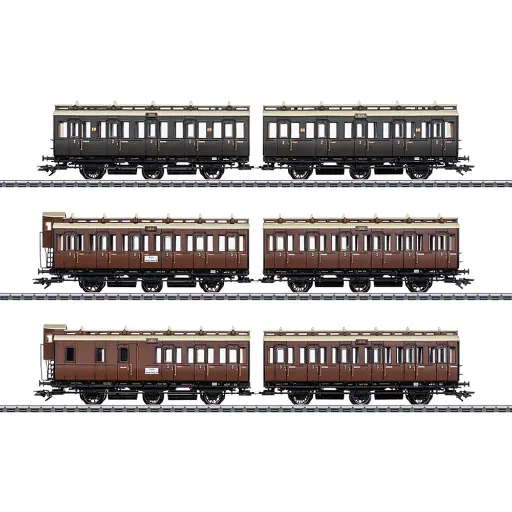 [MA42047] Coffret de voitures à compartiments - Märklin 42047 - HO 1/87 - EP I - 3R