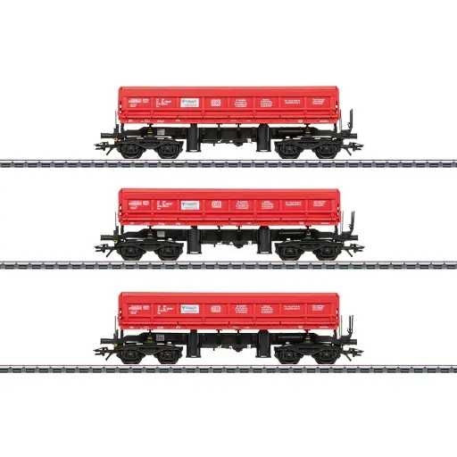 [MA48458] Set de wagons à benne basculante Fas - Märklin 48458 - HO 1/87 - DB - EP VI - 3R