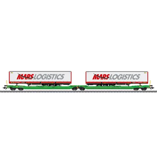 [MA47473] Coffret de wagons Double wagon-poche Sdggmrss - MARKLIN 47473 - CFL - HO 1/87 - EP. VI