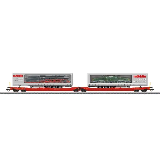 [MA47477] Coffret de wagons Double wagon-poche Sdggmrss 738 - Märklin 47477 - DB AG - HO 1/87 - EP. VI - 3R