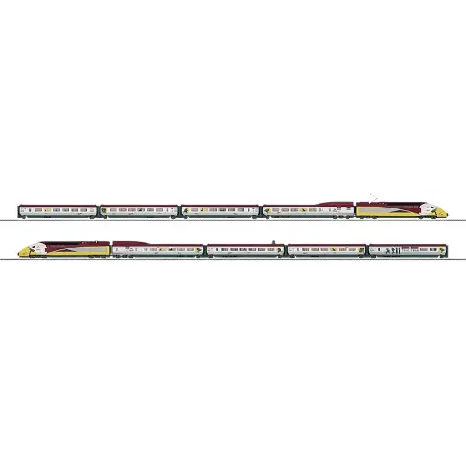 [CZMA37795] TGV Thalys Tintin et Milou 10 éléments - Märklin 37795 - HO 1/87 - SNCF - Ep VI - Digital sound - 3R