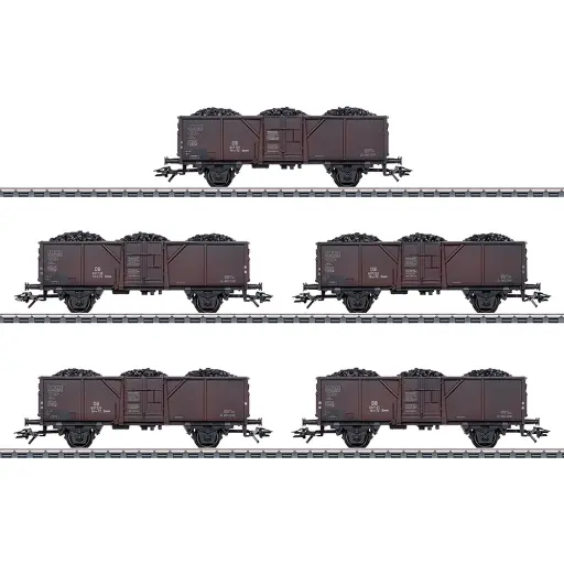 [MA44311] Coffret de wagons marchandises Fd-z-72 Ommv - Marklin 44311 - HO 1/87 - Ep.III - 3R