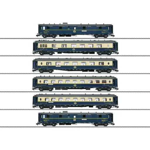 [MA58000] Coffret de 6 voitures Pullmann "Edelweiss" - Märklin 58000 - Echelle I 1/32 - CIWL - Ep. II