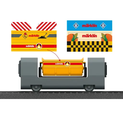 [MA44141] Wagon avec benne basculante - Märklin my world 44141 - HO 1/87