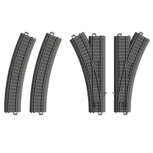 [MA23401] Set rails & aiguillages - Märklin my world 23401 - HO 1/87