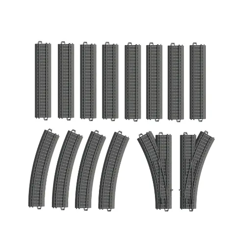 [MA23400] Set rails & aiguillages complémentaires - Märklin my world 23400 - HO 1/87