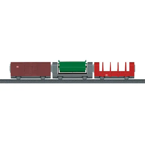 Kit 3 wagons pour train de marchandises - Märklin my world 44100 - HO 1/87