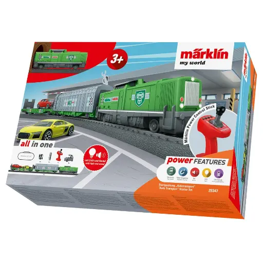 [MA29347] Coffret de départ "Transport d'automobile"  - Marklin my world 29347 - HO 1/87 - DCC SON