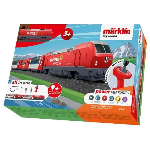 [MA29348] Coffret de départ " Glacier Express" - Märklin My World 29348 - HO 1/87