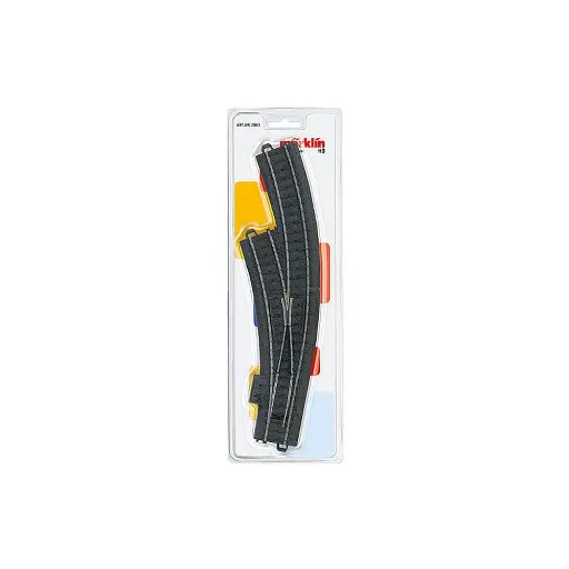 [MA20671] Aiguillage Enroulé A Gauche Pour Voie C - MARKLIN START UP - 20671 - R1 360MM - 188.3MM - 77.5MM  - 30° - Code 83 - 3R
