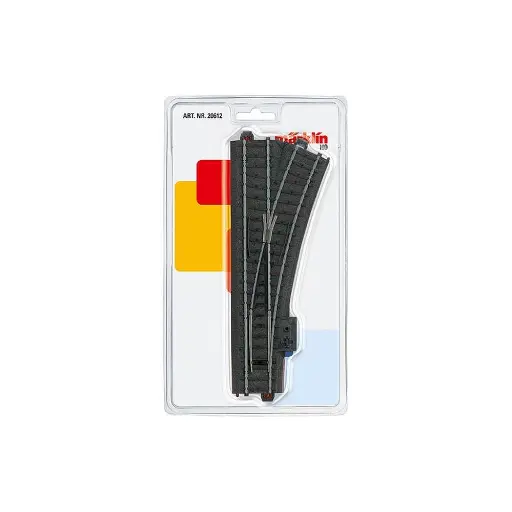 [MA20612] Aiguillage A Droite Pour Voie C - MARKLIN START UP - 20612 - R2 437.5MM - 188.3MM - 24.3° - Code 83 - 3R