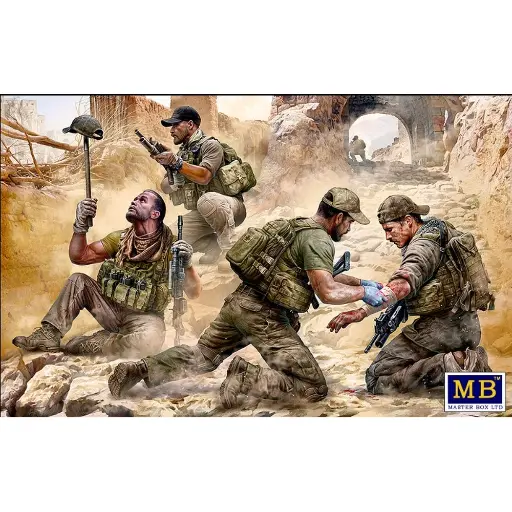 [MB35207] Equipe des Opérations Spéciales "DANGER PROCHE" - Master Box Ltd 35207 - 1/35