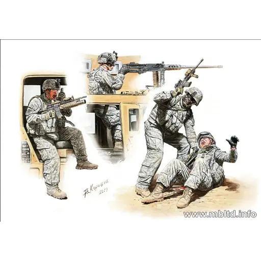 [MB35170] Armée Moderne Américaine - Moyen Orient Master Box Ltd 35170 - 1/35