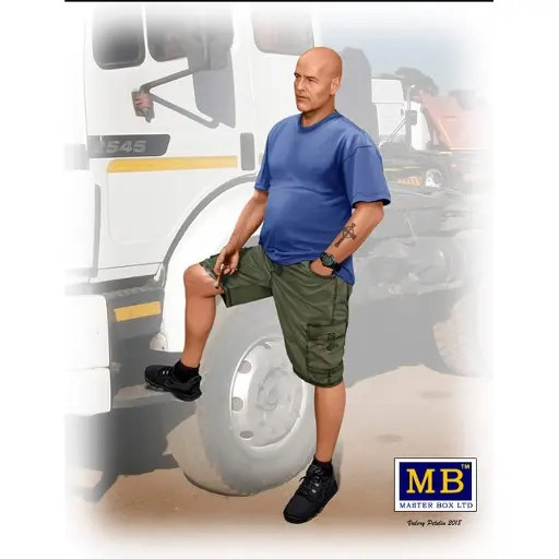 [MB24043] Jimmy Tex (Haywood) - Chauffeur Routier - Master Box Ltd 24043 - 1/24