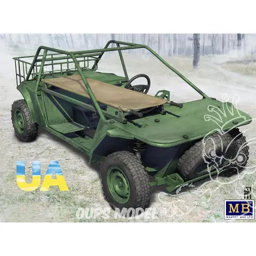 [MB35240] Buggy Mongoose version évacuation Forces Ukrainienne - Master Box Ltd 35240 - 1/35