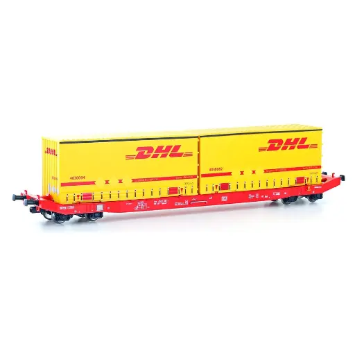 [ME28411] Wagon porte-conteneurs Sgkkms 698 - Mehano 28411 - HO 1/87 - DB AG - Ep VI - 2R