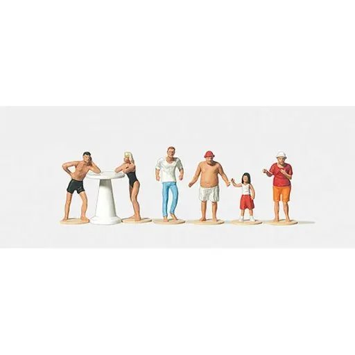 [ME0212524] Personnages à la buvette - Merten 0212524 - HO 1/87